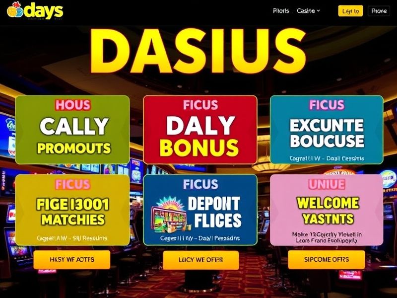 Days Casino provides comprehensive information on online gambling games, including daily promotions, high RTP slots, table games, and expert strategies. Discover the best casinos and enjoy free game trials.